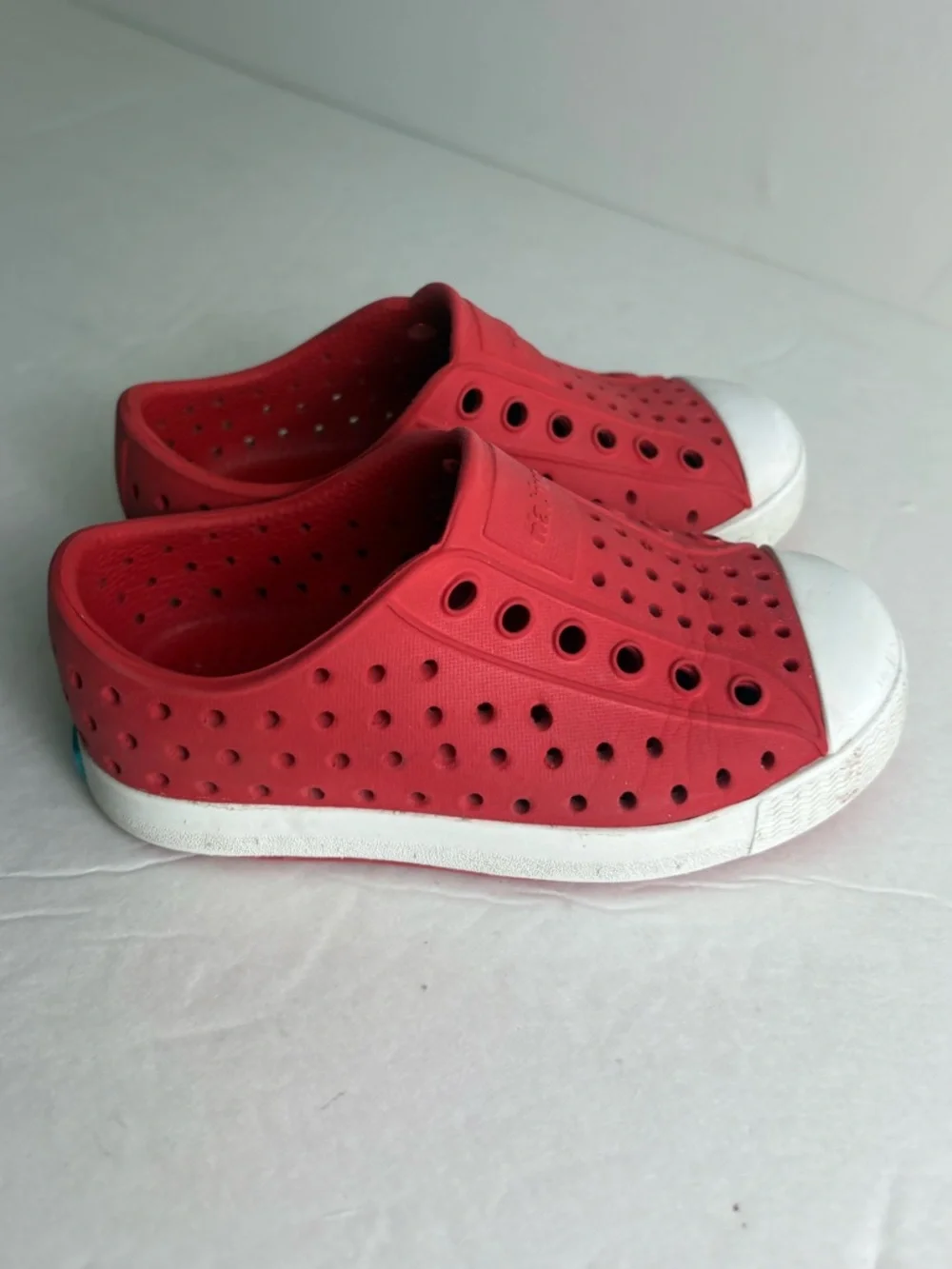 Native Red Slip-On Sneakers